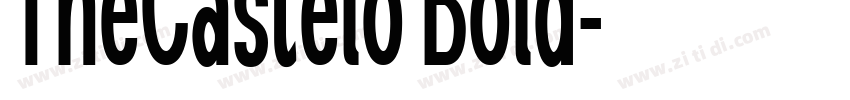 TheCastelo Bold字体转换